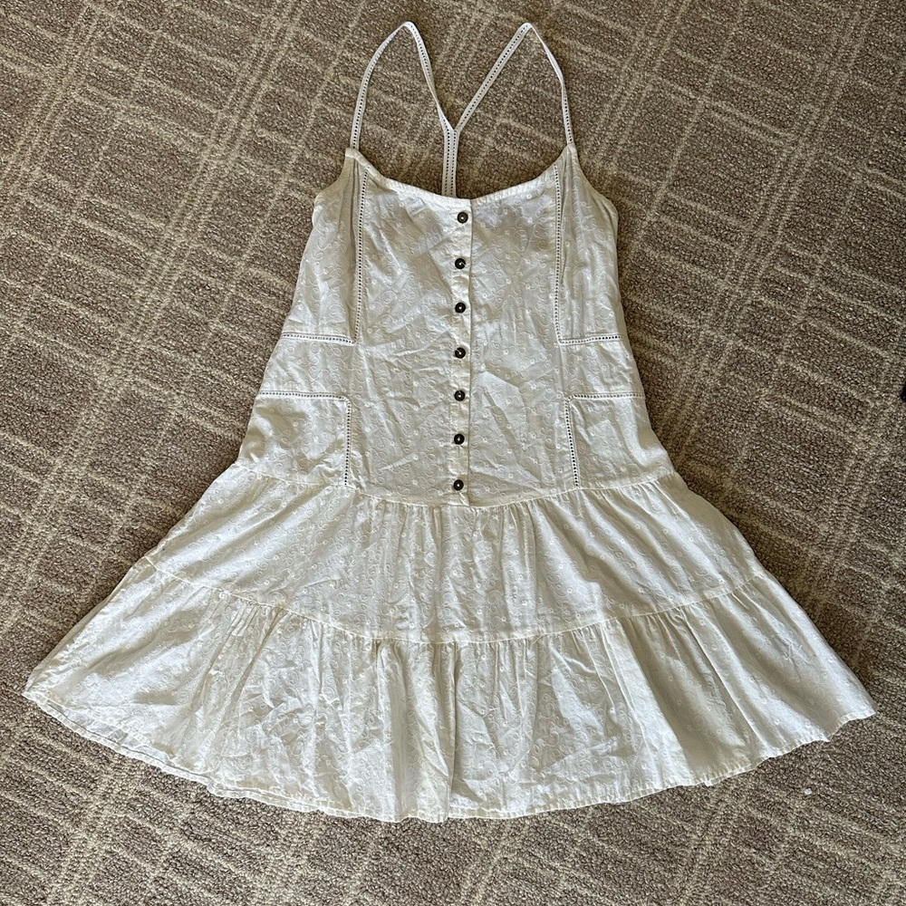 Current/Elliott Cream Florence Dress